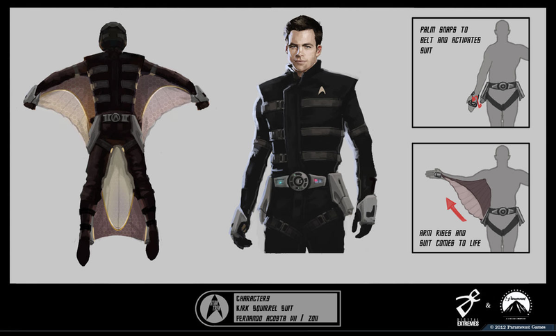 Illustration for article titled Star Trek Video Game Concept Art Still Finds Room For Smarmy Kirk